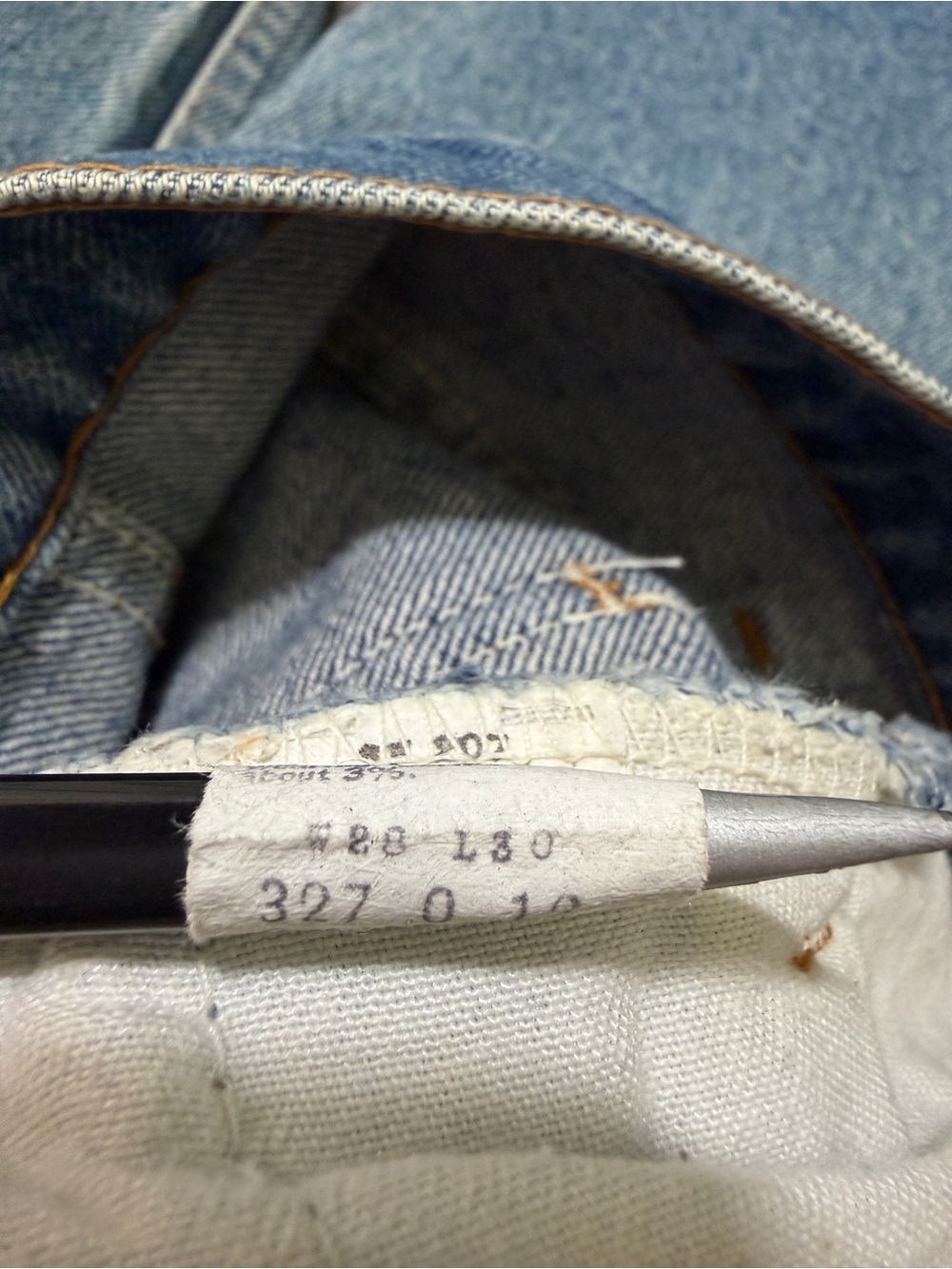 VINTAGE 70s Levi’s 646 Orange Tab Bell Bottoms 28x30 Made in USA - Picture 11 of 13